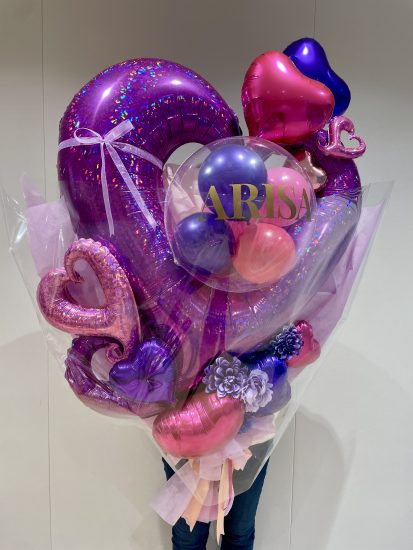 高さ110cmバルーンブーケ/バルーン花束 卒業式 富山市