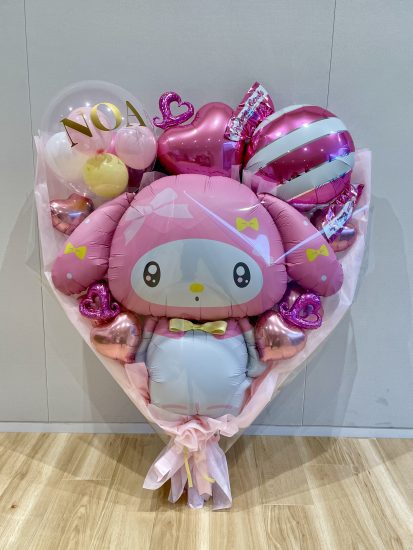 マイメロディの可愛すぎるバルーンブーケ 高さ120cm